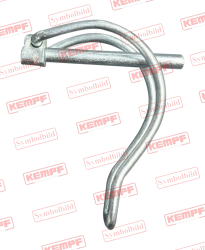 133256 KEMPF Rohrklappstecker 4,5x40mm